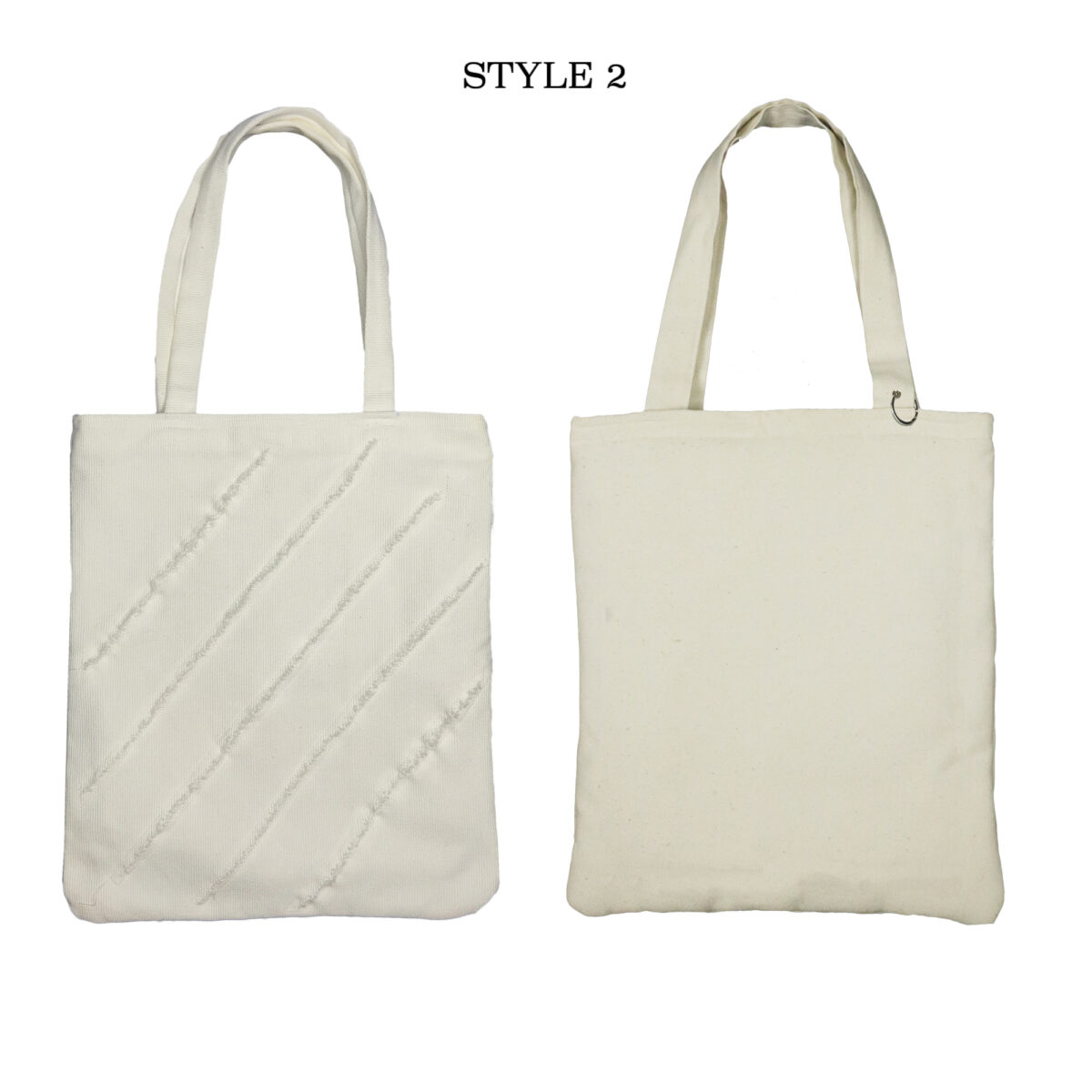 Another line torn tote bag