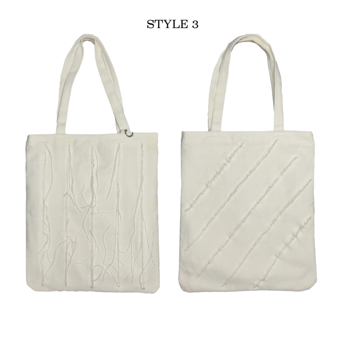 Another line torn tote bag