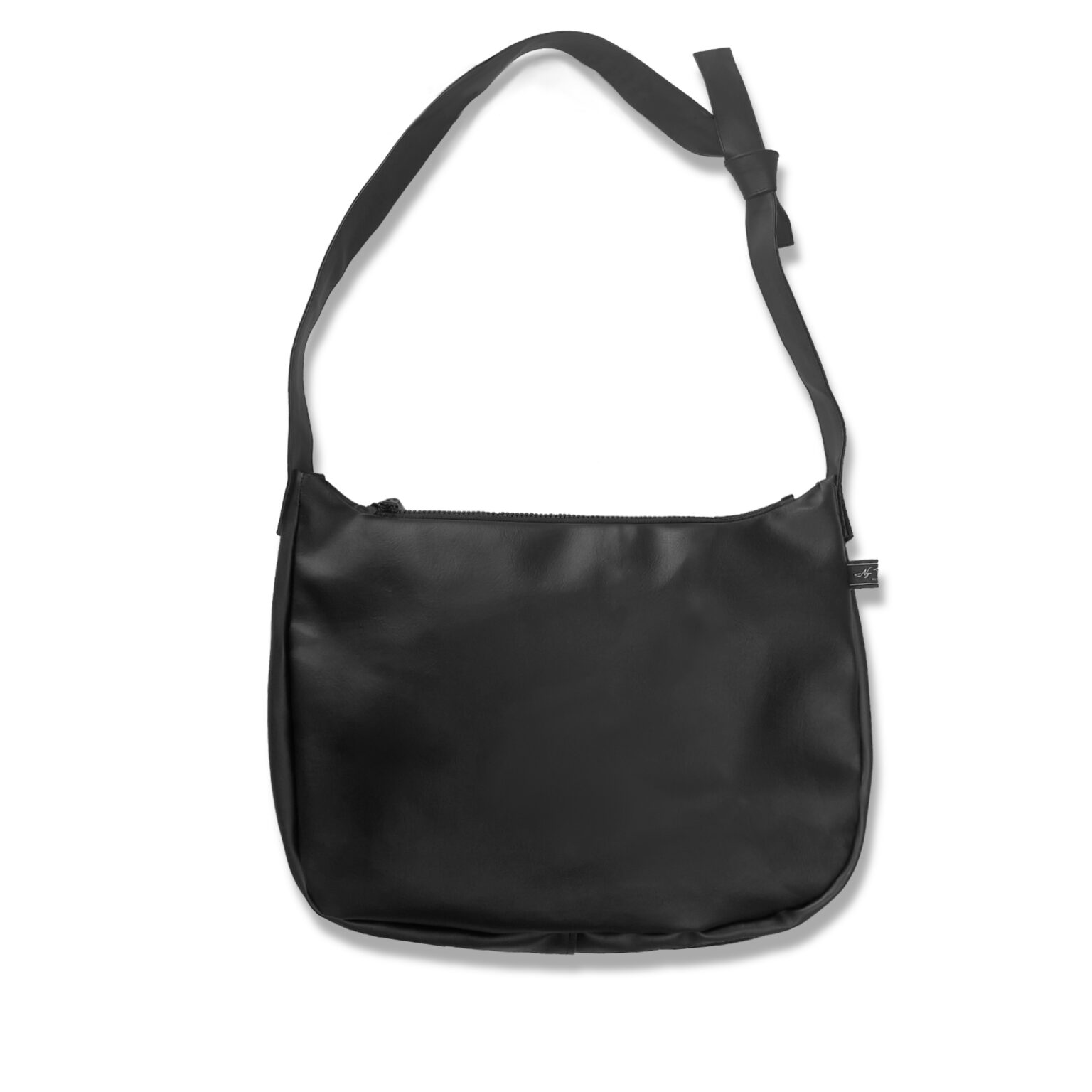 Leather Tsuno Bag with Criss Cross String