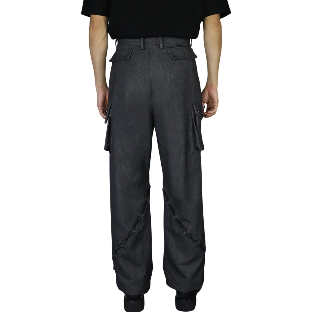 ZutterX Wide Fit Pants with Rear Cross Lace