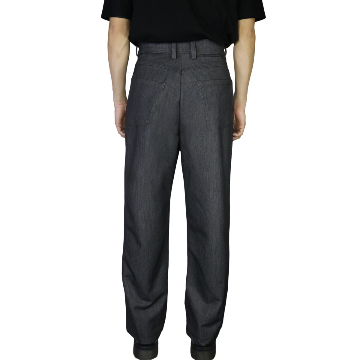 ZutterX Wide Fit Denim Pants with Button Row