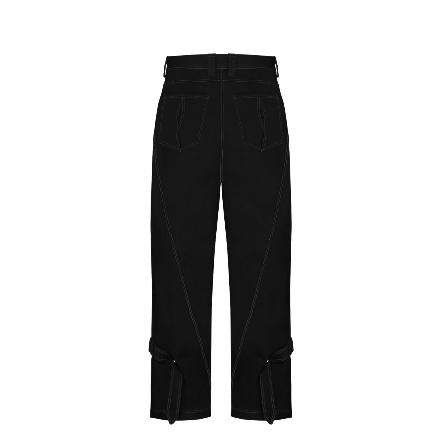 ZutterX Strap Loose Wide Leg Pants