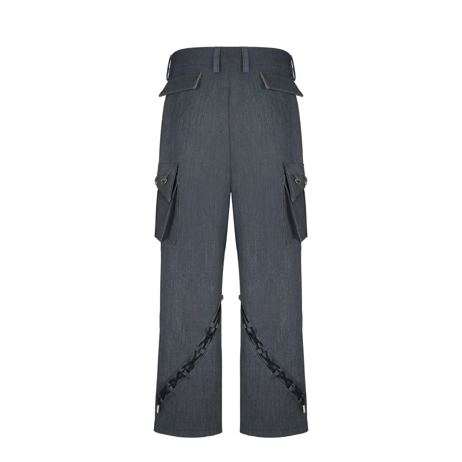 ZutterX Wide Fit Pants with Rear Cross Lace