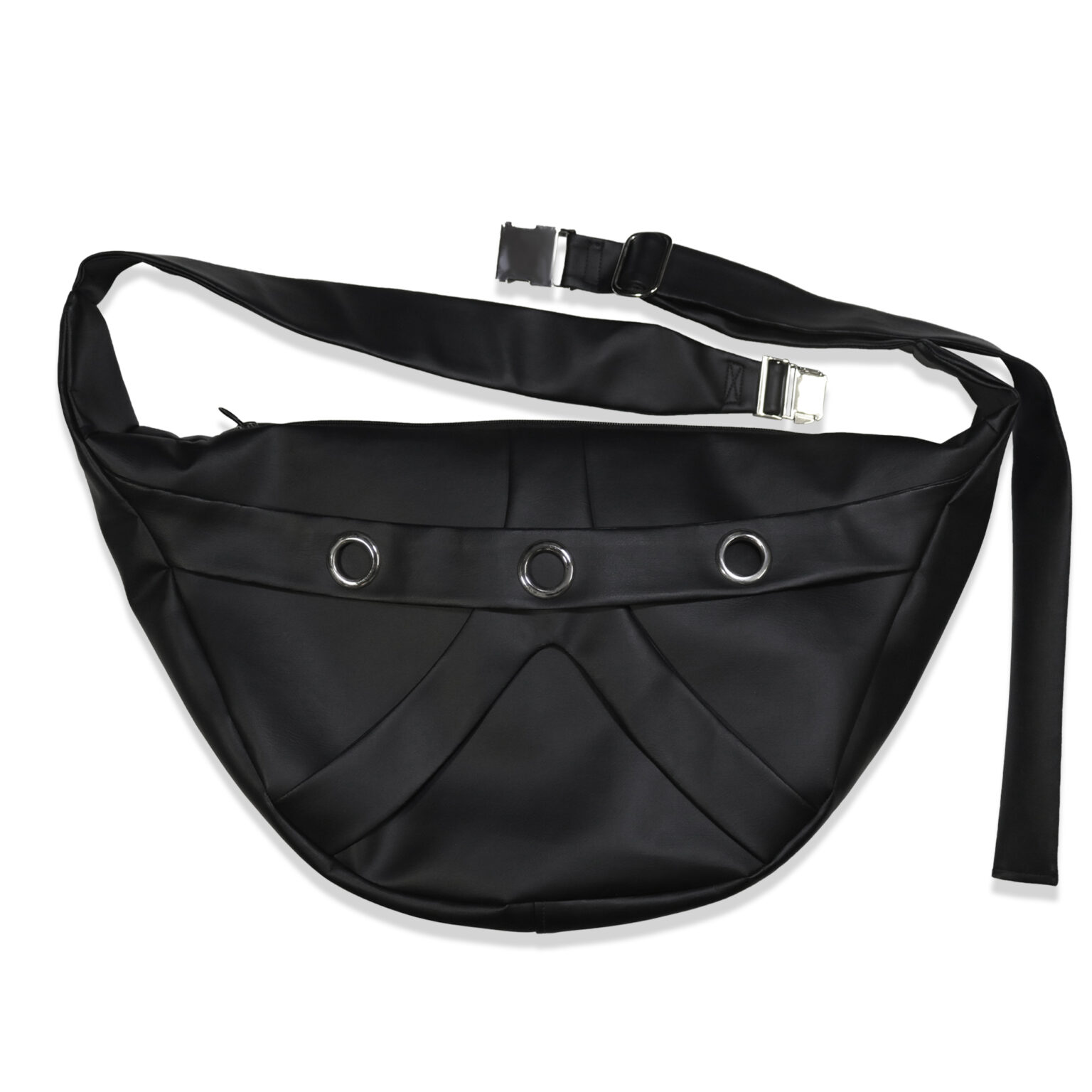 ZutterX Grommets Leather Dumpling Bag